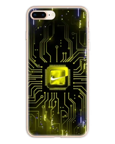 Чохол для iPhone 8 Plus з картинкою «Nike — золота іскра» Чохол для iPhone 8 Plus з картинкою «Nike — золота іскра»