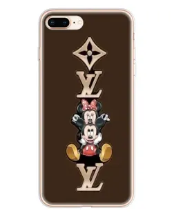 Чохол для iPhone 8 Plus з картинкою «LV та Міккі Маус»