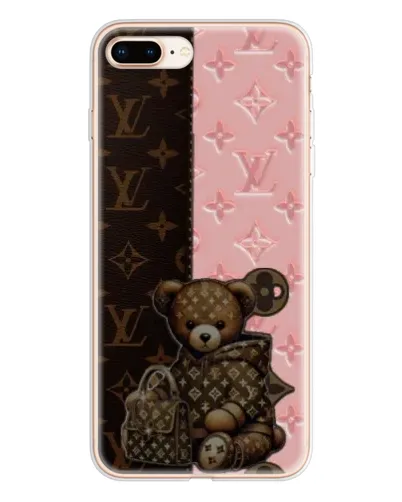 Чохол для iPhone 8 Plus з картинкою «Ведмедик у стилі LV» Чохол для iPhone 8 Plus з картинкою «Ведмедик у стилі LV»