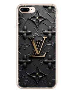 Чохол для iPhone 8 Plus з картинкою «Шкіряна текстура LV»