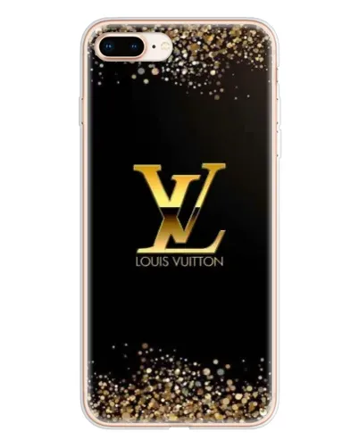 Чохол для iPhone 8 Plus з картинкою «LV — золоті іскри» Чохол для iPhone 8 Plus з картинкою «LV — золоті іскри»