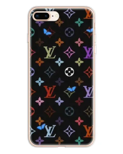 Чохол для iPhone 8 Plus з картинкою «Кольорова монограма LV» Чохол для iPhone 8 Plus з картинкою «Кольорова монограма LV»