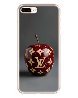 Чохол для iPhone 8 Plus з картинкою «Червоне яблуко LV»