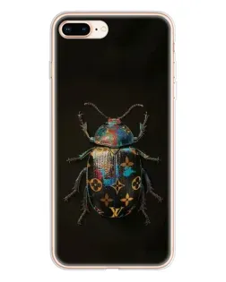 Чохол для iPhone 8 Plus з картинкою «LV — мармуровий принт»