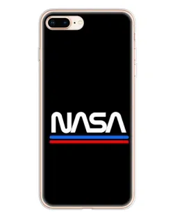 Чохол для iPhone 8 Plus з картинкою «NASA — класика Red Blue»