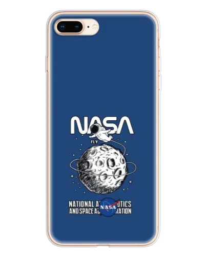 Чохол для iPhone 8 Plus з картинкою «NASA — місячна місія» Чохол для iPhone 8 Plus з картинкою «NASA — місячна місія»