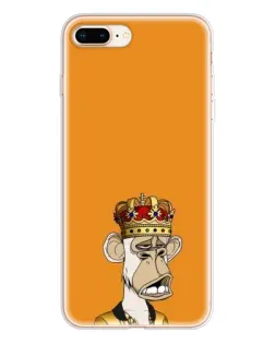 Чохол для iPhone 8 Plus з картинкою «Золота мавпа Bored Ape»