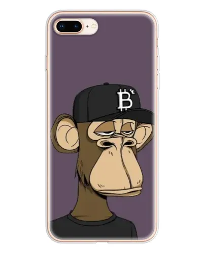 Чохол для iPhone 8 Plus з картинкою «Bored Ape в кепці» Чохол для iPhone 8 Plus з картинкою «Bored Ape в кепці»