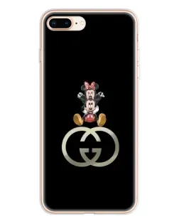 Чохол для iPhone 8 Plus з картинкою «Мінні Маус на лого»