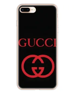 Чохол для iPhone 8 Plus з картинкою «Gucci — червоний логотип»
