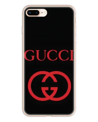 Чохол для iPhone 8 Plus з картинкою «Gucci — червоний логотип»