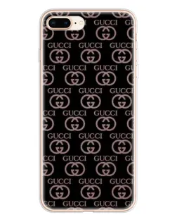 Чохол для iPhone 8 Plus з картинкою «Класична монограма Gucci»