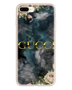 Чехол для iPhone 8 Plus с картинкой «Абстрактные цветы Gucci»