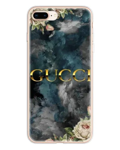 Чехол для iPhone 8 Plus с картинкой «Абстрактные цветы Gucci» Чехол для iPhone 8 Plus с картинкой «Абстрактные цветы Gucci»
