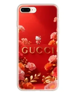 Чохол для iPhone 8 Plus з картинкою «Gucci — золотий сад»