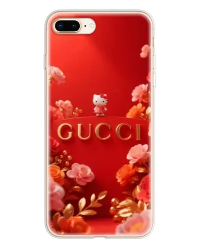 Чохол для iPhone 8 Plus з картинкою «Gucci — золотий сад»