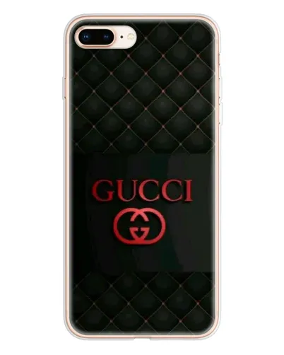 Чохол для iPhone 8 Plus з картинкою «Gucci — стьобаний чорний»