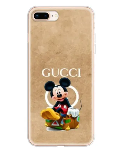Чохол для iPhone 8 Plus з картинкою «Міккі Маус Gucci — крафт»