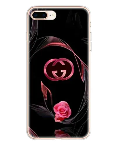 Чохол для iPhone 8 Plus з картинкою «Gucci — неонова троянда»