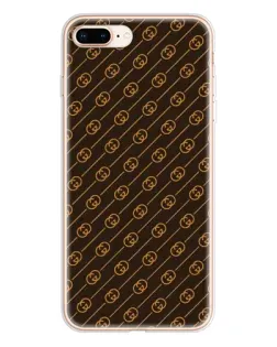 Чохол для iPhone 8 Plus з картинкою «Gucci — золоті діагоналі»
