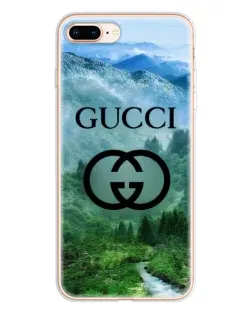 Чохол для iPhone 8 Plus з картинкою «Gucci — гірський пейзаж»