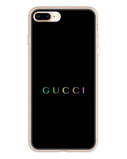 Чехол для iPhone 8 Plus с картинкой «Gucci — неоновый минимализм»