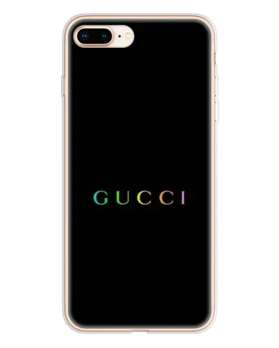 Чехол для iPhone 8 Plus с картинкой «Gucci — неоновый минимализм» Чехол для iPhone 8 Plus с картинкой «Gucci — неоновый минимализм»