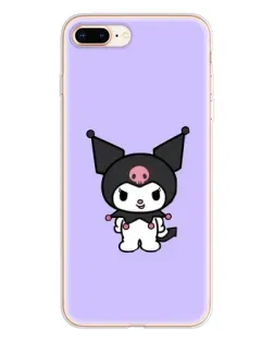 Чохол для iPhone 8 Plus з картинкою «Kuromi — ніжний фіолетовий»