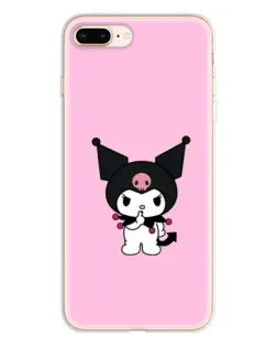 Чохол для iPhone 8 Plus з картинкою «Kuromi — рожева ніжність»