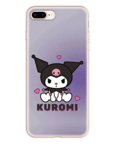 Чохол для iPhone 8 Plus з картинкою «Kuromi — фіолетовий арт» Чохол для iPhone 8 Plus з картинкою «Kuromi — фіолетовий арт»