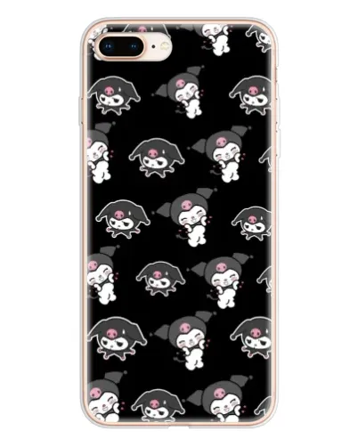 Чохол для iPhone 8 Plus з картинкою «Чорний паттерн Kuromi» Чохол для iPhone 8 Plus з картинкою «Чорний паттерн Kuromi»