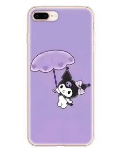 Чохол для iPhone 8 Plus з картинкою «Kuromi з парасолькою»