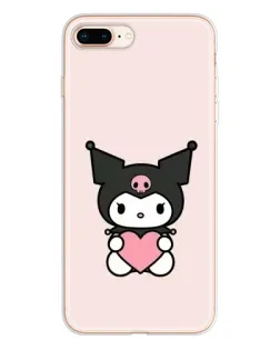 Чохол для iPhone 8 Plus з картинкою «Kuromi та серце»