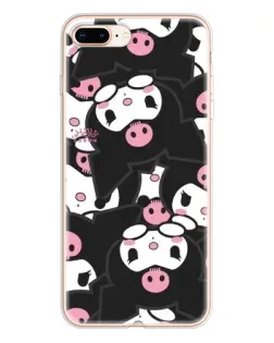 Чохол для iPhone 8 Plus з картинкою «Kuromi з сердечком»