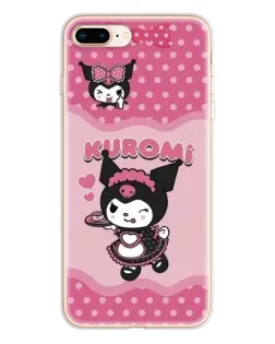 Чохол для iPhone 8 Plus з картинкою «Kuromi в окулярах»