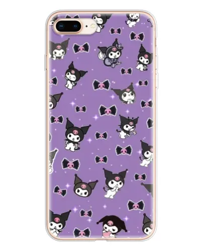 Чохол для iPhone 8 Plus з картинкою «Kuromi — патерн» Чохол для iPhone 8 Plus з картинкою «Kuromi — патерн»