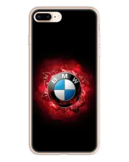 Чохол для iPhone 8 Plus з картинкою «Логотип BMW — спалах»