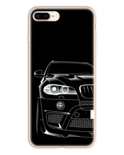 Чохол для iPhone 8 Plus з картинкою «Темний силует BMW»