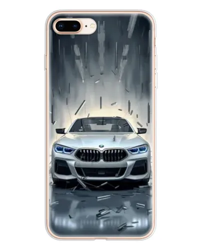 Чохол для iPhone 8 Plus з картинкою «BMW у світлі фар»