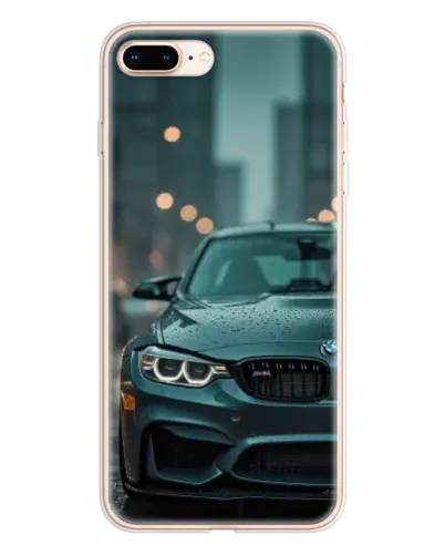 Чохол для iPhone 8 Plus з картинкою «BMW у вогнях міста»