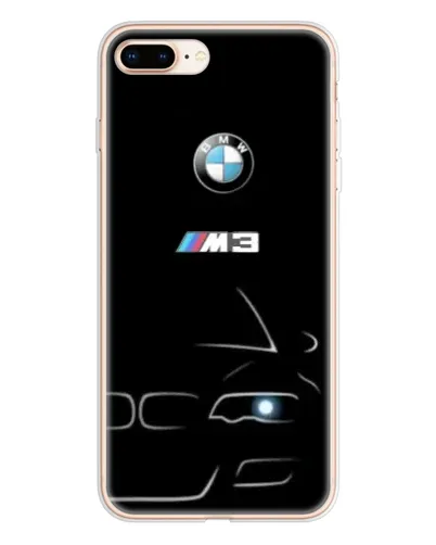 Чохол для iPhone 8 Plus з картинкою «Мінімалістичний принт BMW M3»