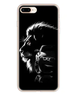 Чохол для iPhone 8 Plus з картинкою «BMW та лев»