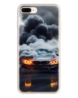 Чохол для iPhone 8 Plus з картинкою «BMW у диму»