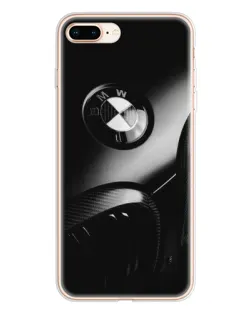 Чохол для iPhone 8 Plus з картинкою «Емблема BMW — макро»