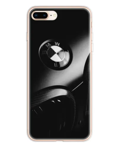 Чохол для iPhone 8 Plus з картинкою «Емблема BMW — макро»