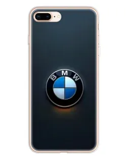 Чохол для iPhone 8 Plus з картинкою «Логотип BMW — мінімалізм»