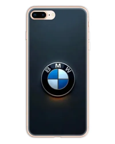 Чохол для iPhone 8 Plus з картинкою «Логотип BMW — мінімалізм»