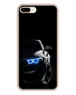 Чехол для iPhone 8 Plus с картинкой «BMW — ночной взгляд»