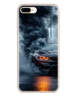 Чехол для iPhone 8 Plus с картинкой «BMW M-Power — абстракция»