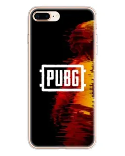 Чохол для iPhone 8 Plus з картинкою «Яскравий логотип PUBG»